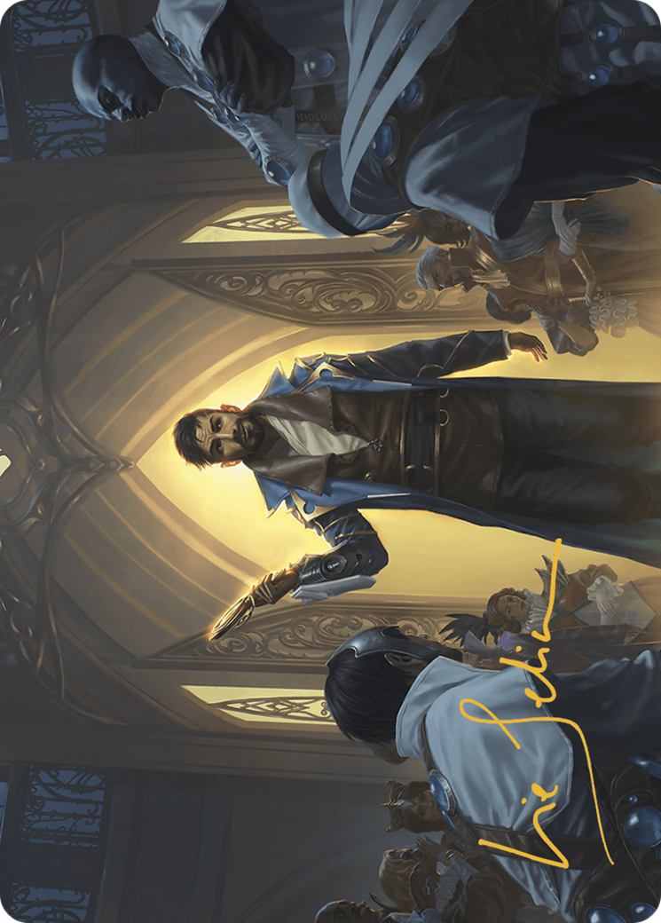 Auspicious Arrival // Auspicious Arrival (AMKM-002) - Murders at Karlov Manor Art Series (Borderless) Foil-1
