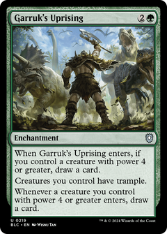 Garruk's Uprising [Bloomburrow Commander]-1