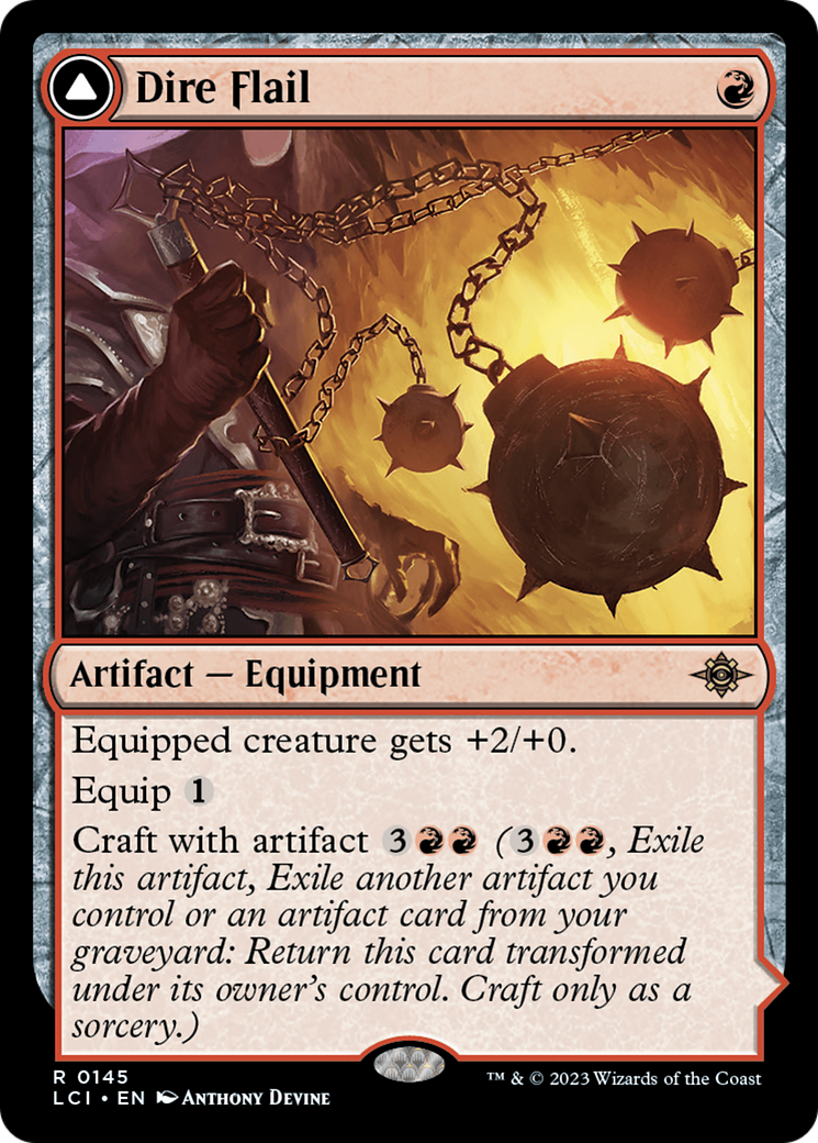 Dire Flail [The Lost Caverns of Ixalan]-3