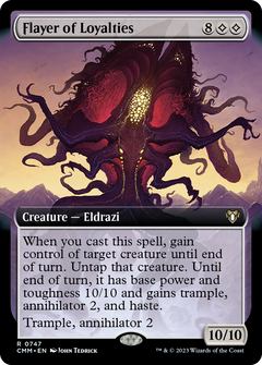 Flayer of Loyalties (Extended Art) [Commander Masters]-1