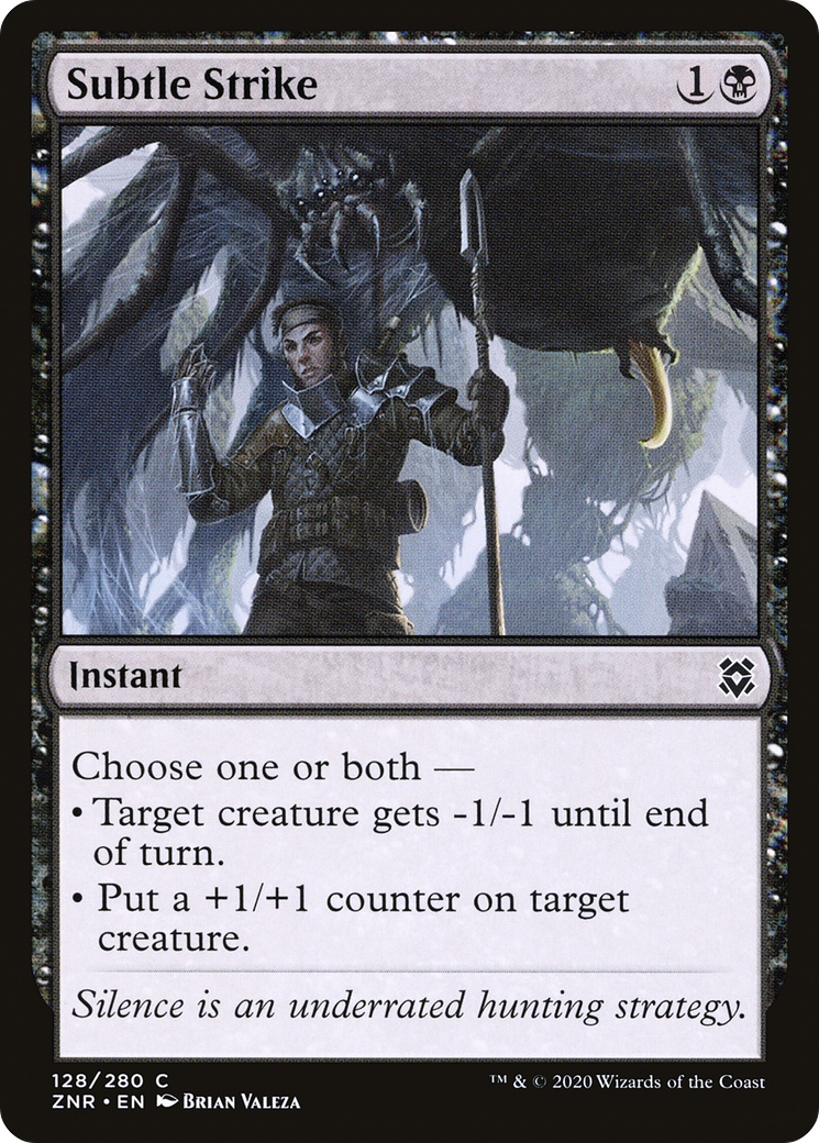 Subtle Strike [Zendikar Rising]-1