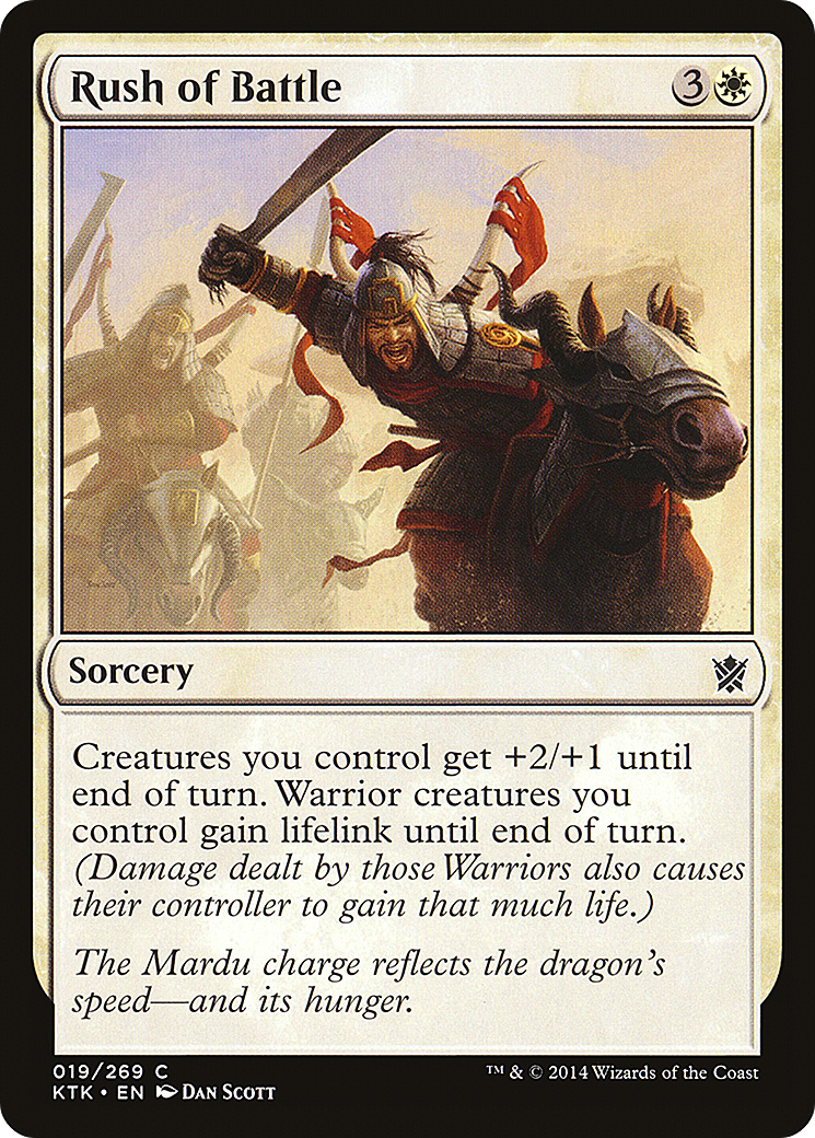 Rush of Battle [Khans of Tarkir]-1