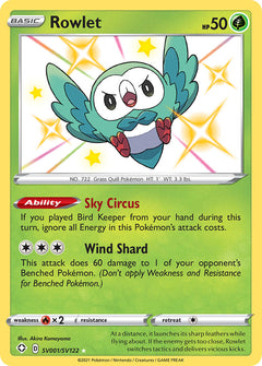 Rowlet (SV001/SV122) [Sword & Shield: Shining Fates]-1