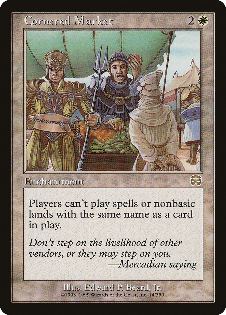 Cornered Market [Mercadian Masques]-1