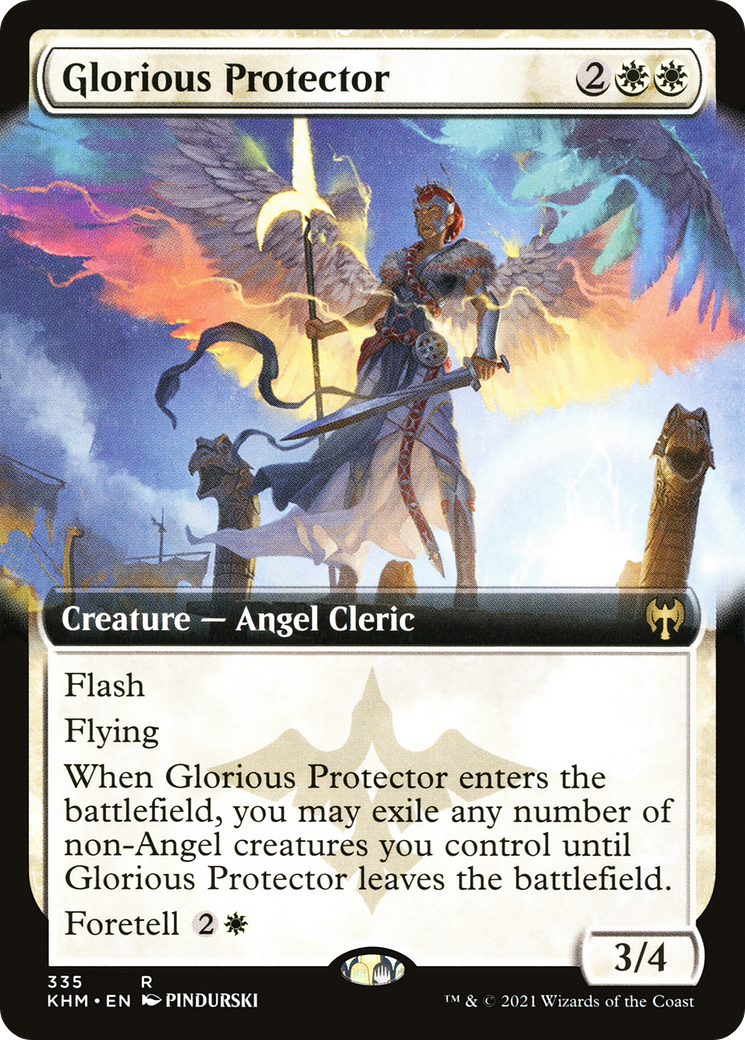 Glorious Protector (Extended Art) [Kaldheim]-1