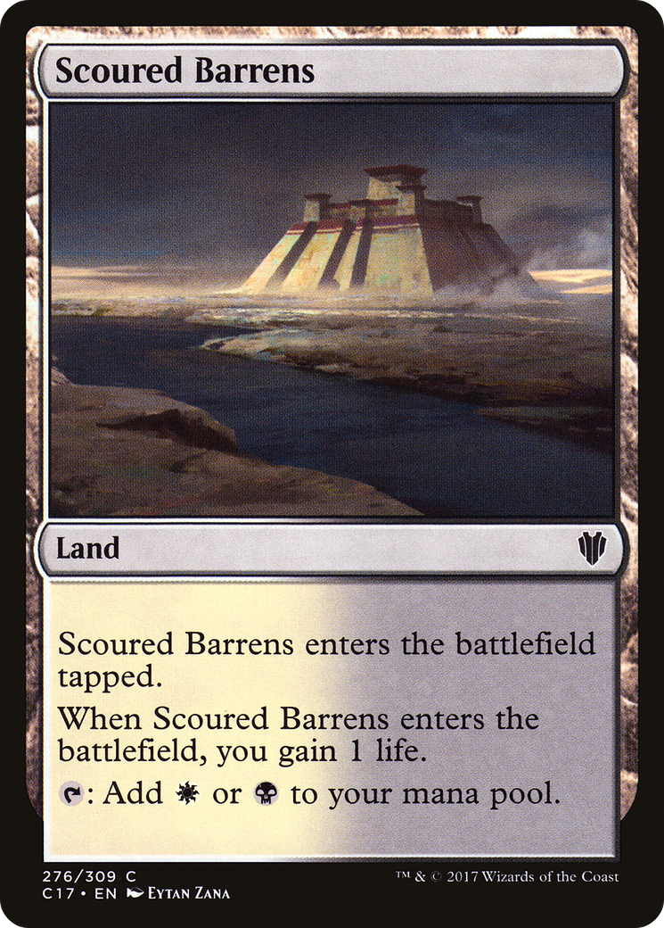 Scoured Barrens [Commander 2017]-1