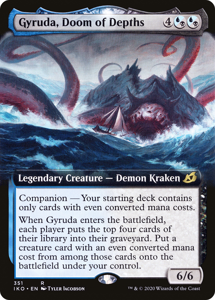 Gyruda, Doom of Depths (Extended Art) [Ikoria: Lair of Behemoths]-1
