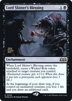 Lord Skitter's Blessing [Wilds of Eldraine Prerelease Promos]-1