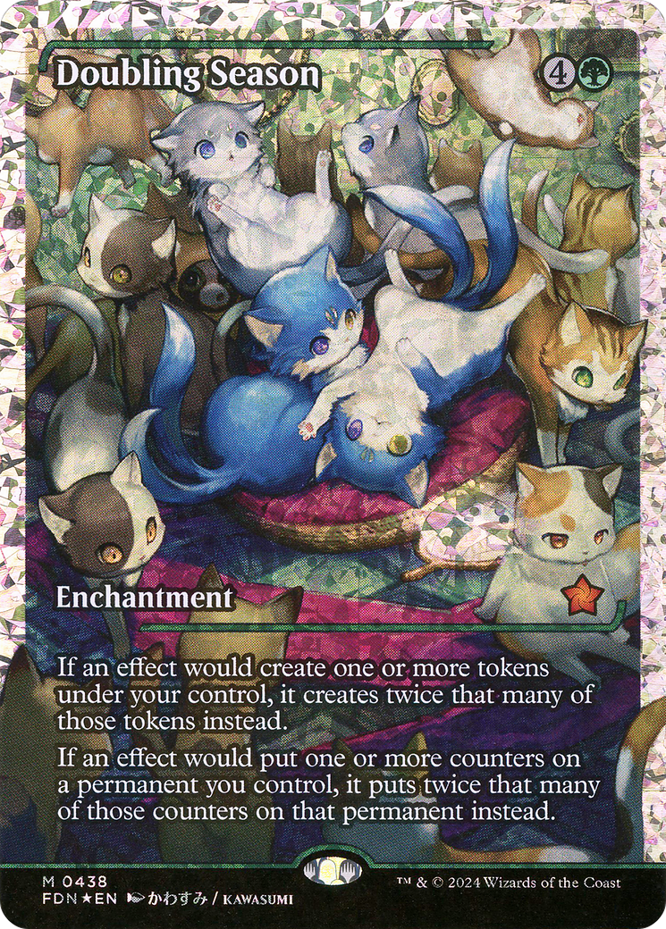 Doubling Season (Showcase) (Fracture Foil) (Japanese) [Foundations]-1