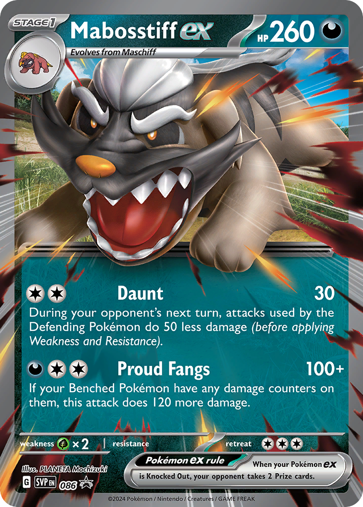 Mabosstiff ex (086) (Jumbo Card) [Scarlet & Violet: Black Star Promos]-1