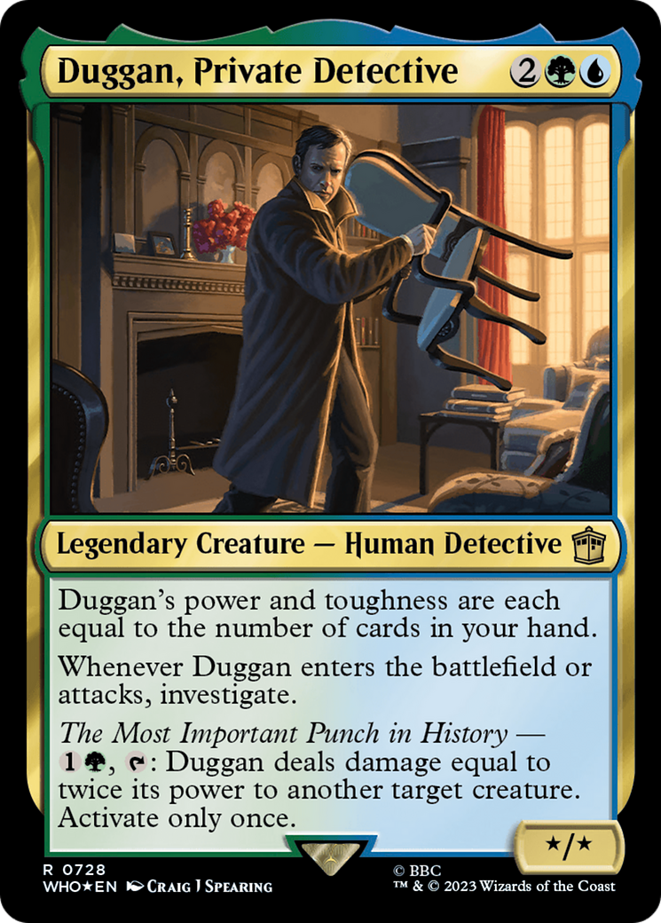 Duggan, Private Detective (Surge Foil) [Doctor Who]-1