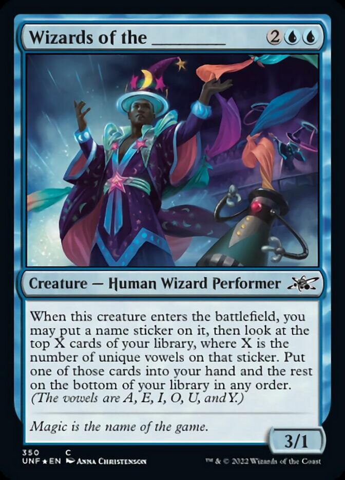 Wizards of the _____ (Galaxy Foil) [Unfinity]-1