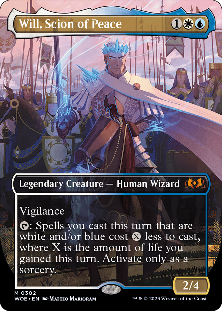 Will, Scion of Peace (Borderless Alternate Art) [Wilds of Eldraine]-1