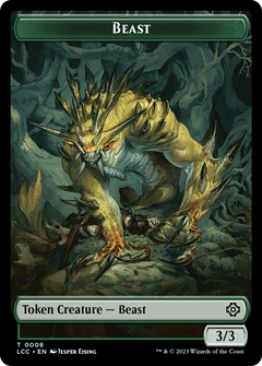 Beast (TLCC-008) - The Lost Caverns of Ixalan Commander Tokens Foil-1
