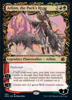 Arlinn, the Pack's Hope // Arlinn, the Moon's Fury (Showcase Equinox) [Innistrad: Midnight Hunt]-1