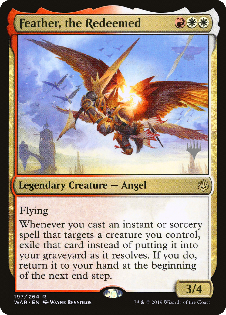 Feather, the Redeemed (Promo Pack) [War of the Spark Promos]-1