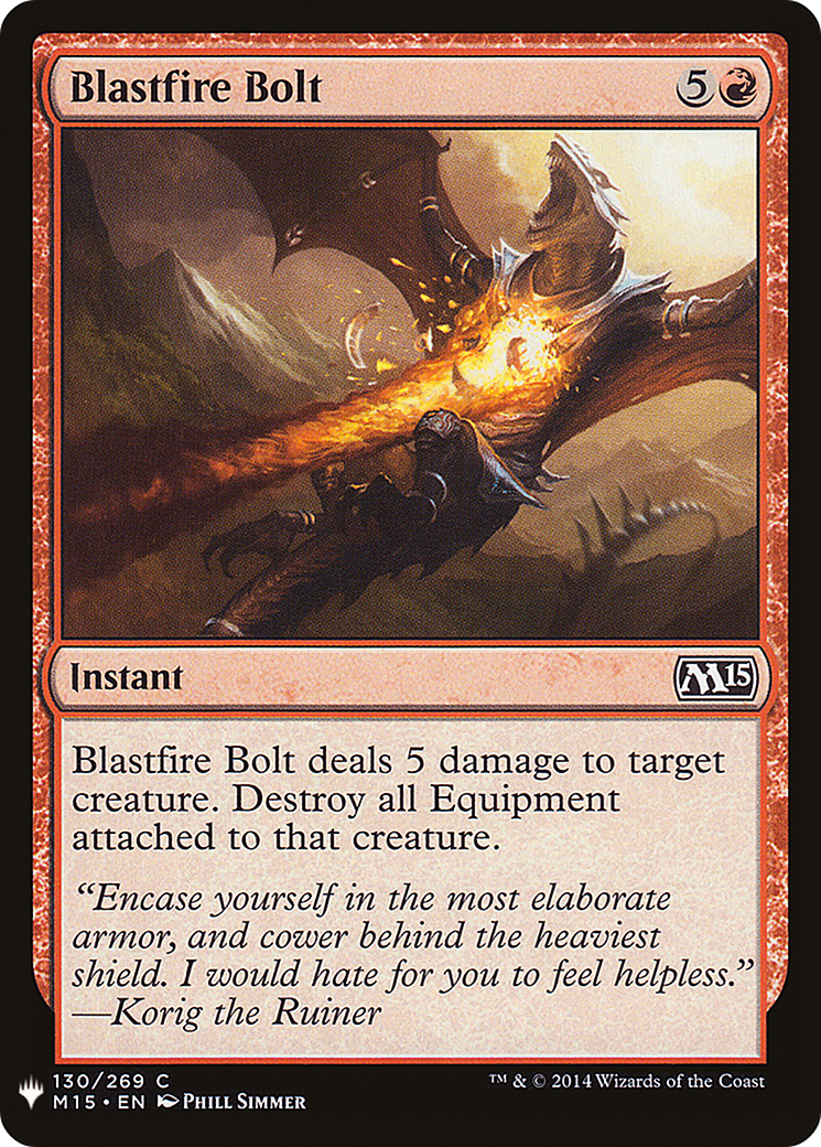Blastfire Bolt [Mystery Booster]-1