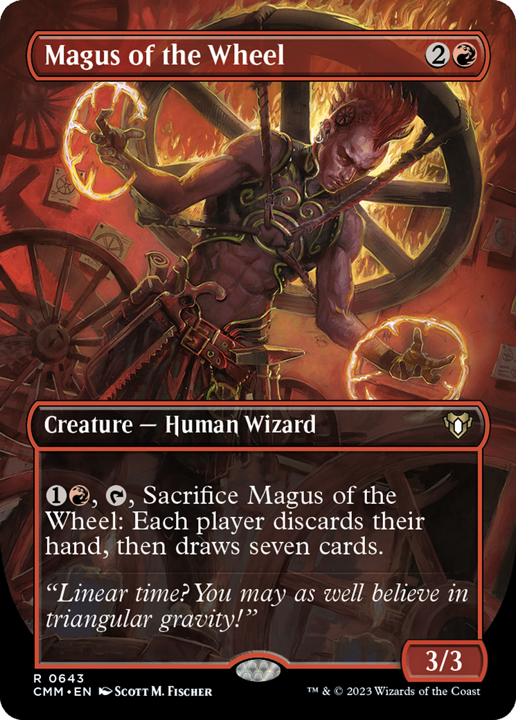 Magus of the Wheel (Borderless Alternate Art) [Commander Masters]-1