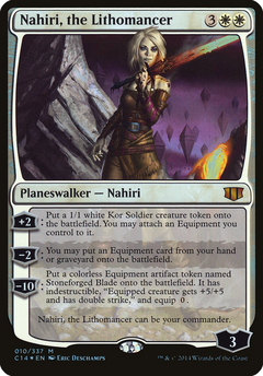Nahiri, the Lithomancer (Oversized) [Commander 2014 Oversized]-1