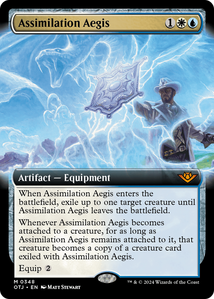 Assimilation Aegis (Extended Art) [Outlaws of Thunder Junction]-1