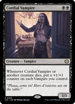 Cordial Vampire [The Lost Caverns of Ixalan Commander]-1
