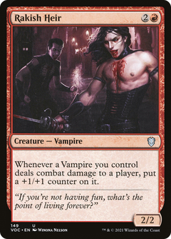Rakish Heir [Innistrad: Crimson Vow Commander]-1