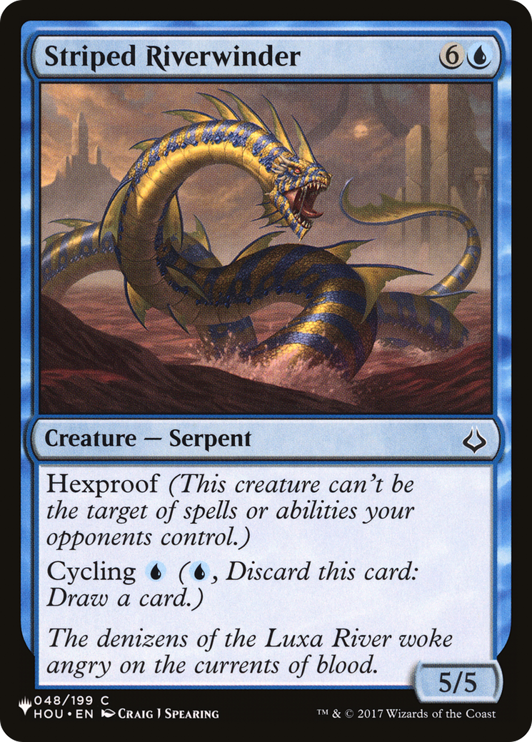 Striped Riverwinder [The List]-1