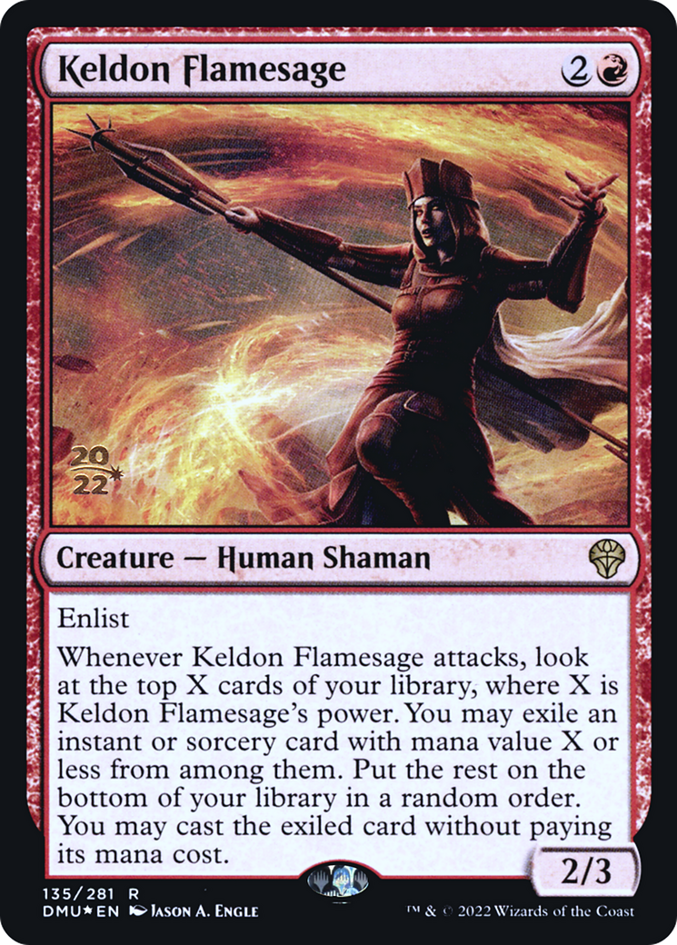 Keldon Flamesage [Dominaria United Prerelease Promos]-1