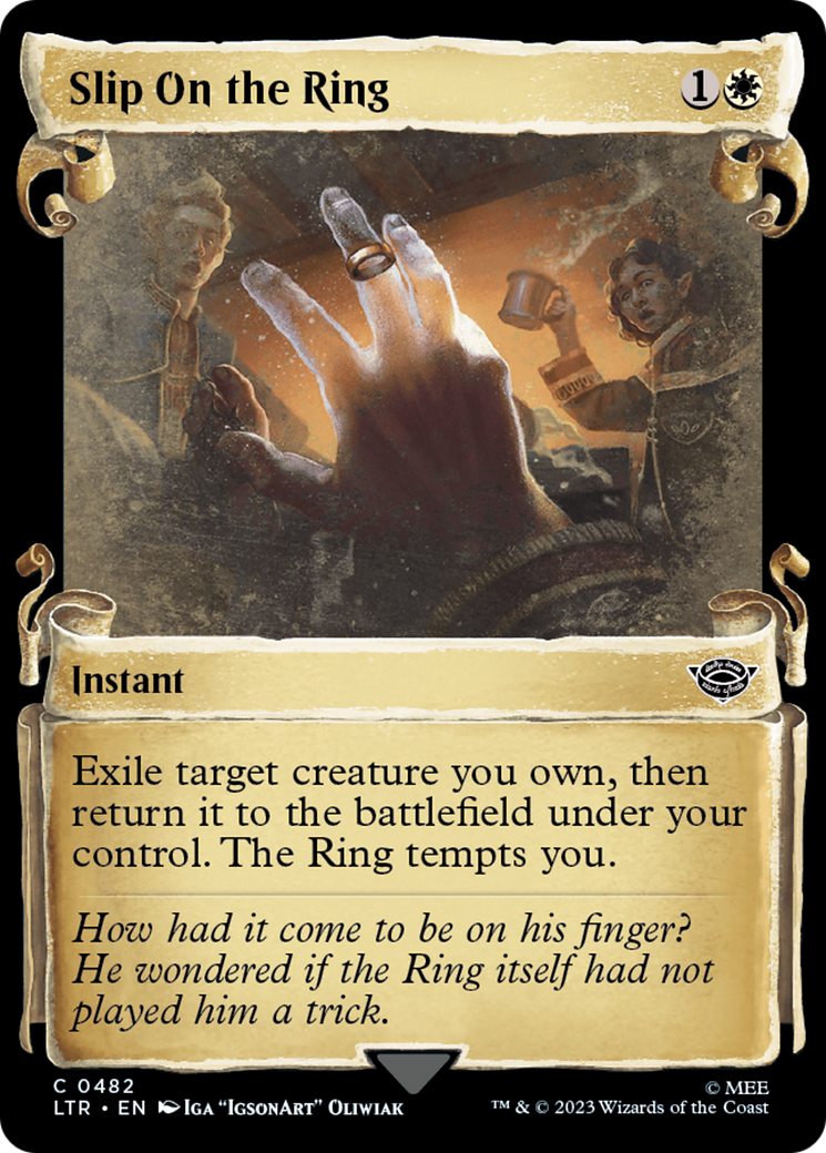 Slip on the Ring [The Lord of the Rings: Tales of Middle-Earth Showcase Scrolls]-1