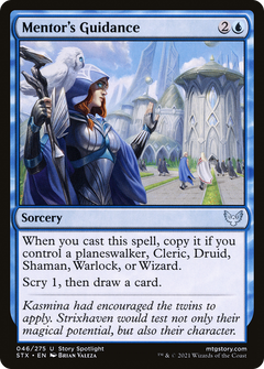 Mentor's Guidance [Strixhaven: School of Mages]-1