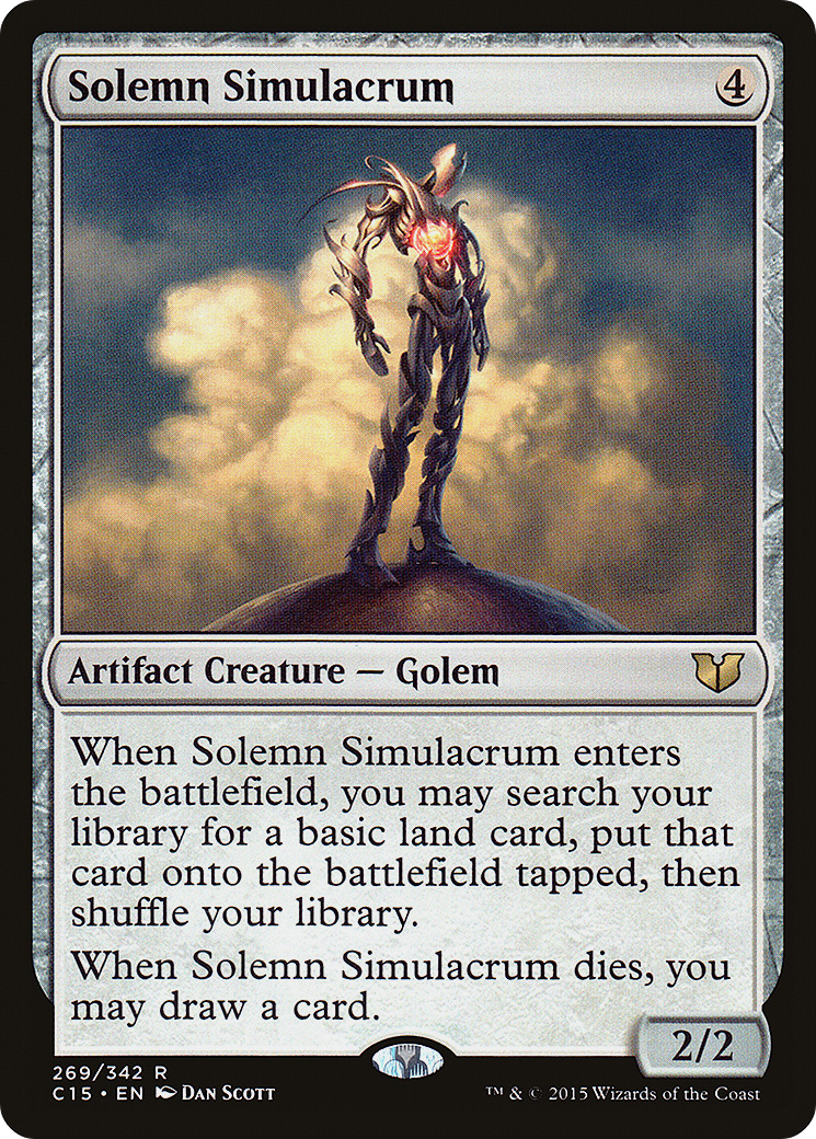 Solemn Simulacrum [Commander 2015]-1