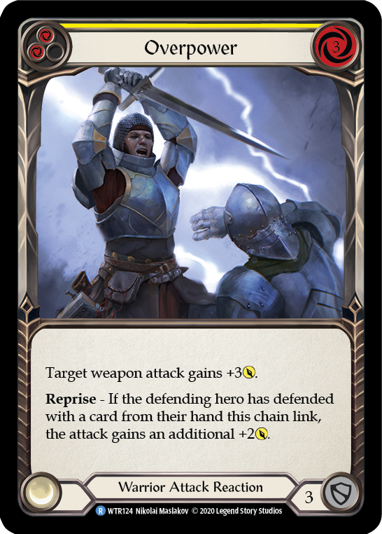 Overpower (Yellow) [U-WTR124] (Welcome to Rathe Unlimited)  Unlimited Normal-2