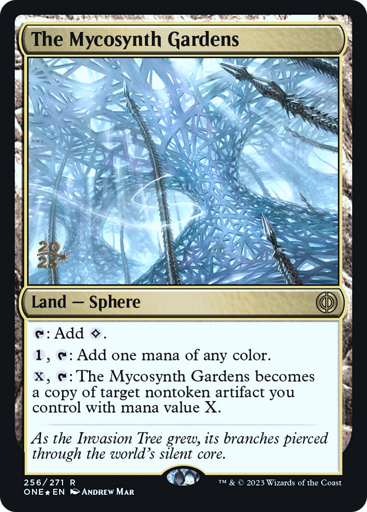 The Mycosynth Gardens [Phyrexia: All Will Be One Prerelease Promos]-1