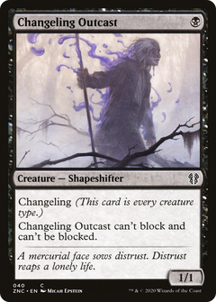 Changeling Outcast [Zendikar Rising Commander]-1