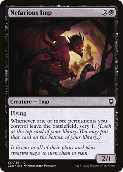 Nefarious Imp [Commander Legends: Battle for Baldur's Gate]-1
