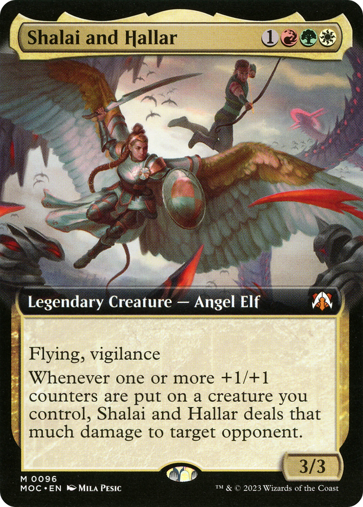 Shalai and Hallar (Extended Art) [March of the Machine Commander]-1