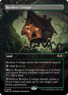 Restless Cottage (Borderless Alternate Art) [Wilds of Eldraine]-1