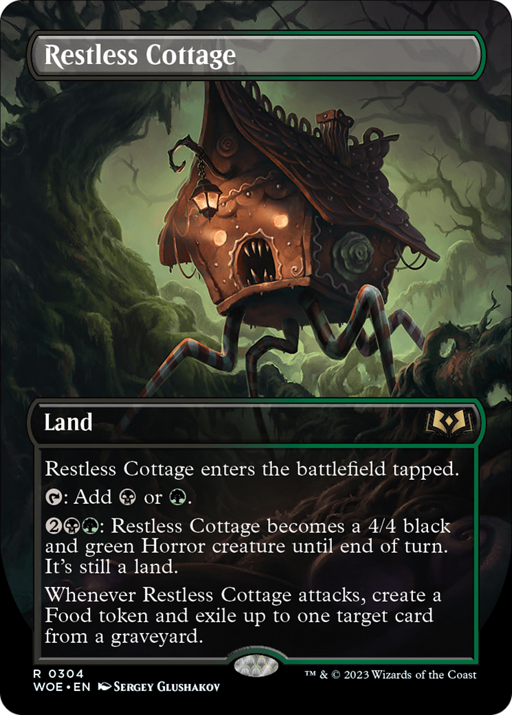 Restless Cottage (Borderless Alternate Art) [Wilds of Eldraine]-1