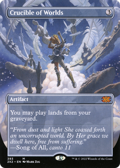 Crucible of Worlds (Borderless Alternate Art) [Double Masters 2022]-1