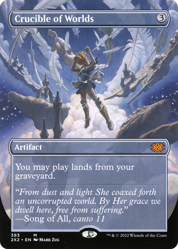 Crucible of Worlds (Borderless Alternate Art) [Double Masters 2022]-1
