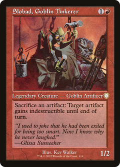 Slobad, Goblin Tinkerer (Retro) [The Brothers' War Commander]-1