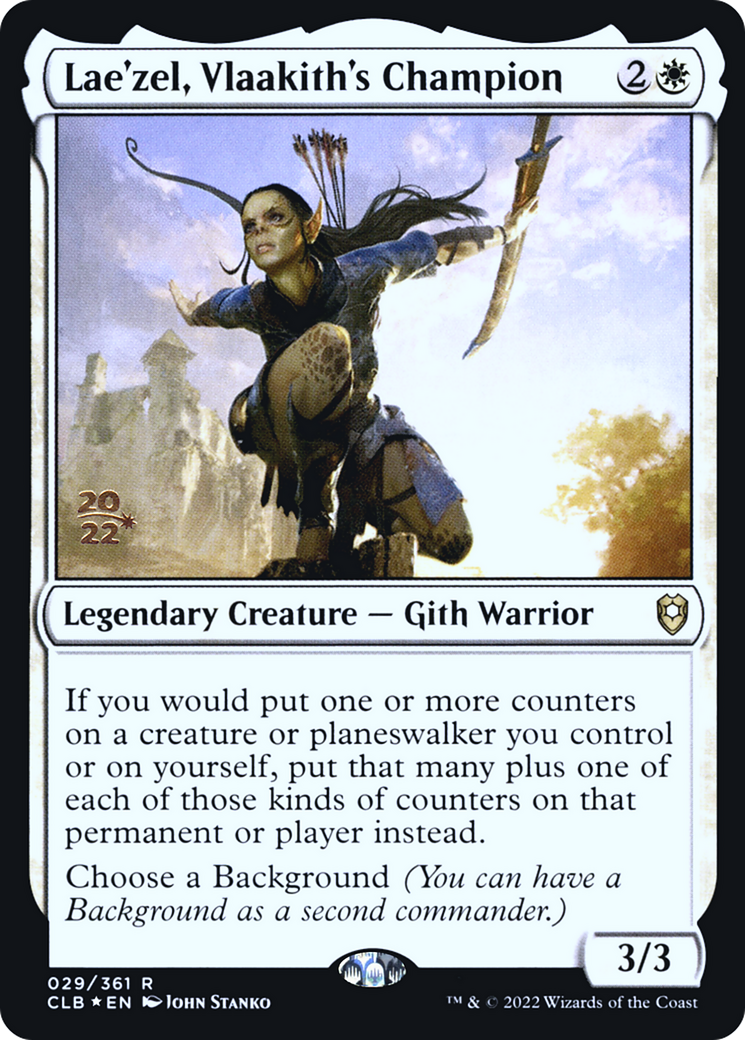 Lae'zel, Vlaakith's Champion [Commander Legends: Battle for Baldur's Gate Prerelease Promos]-1