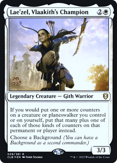 Lae'zel, Vlaakith's Champion [Commander Legends: Battle for Baldur's Gate Prerelease Promos]-1