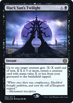 Black Sun's Twilight [Phyrexia: All Will Be One Prerelease Promos]-1
