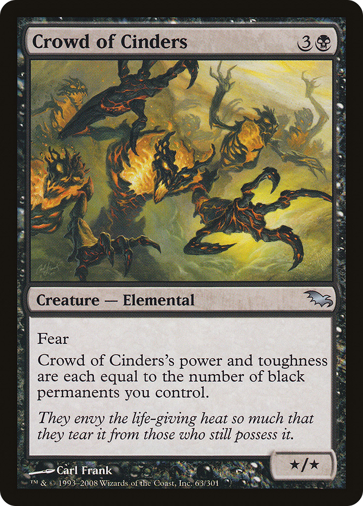 Crowd of Cinders [Shadowmoor]-1