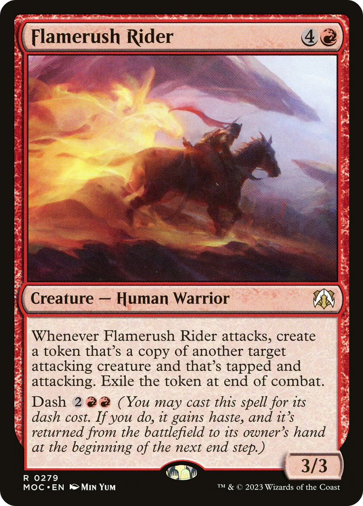 Flamerush Rider [March of the Machine Commander]-1
