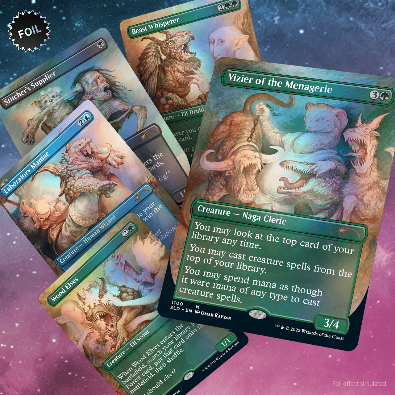 Secret Lair: Drop Series - The Weirdest Pets in the Multiverse (Foil Edition)-2