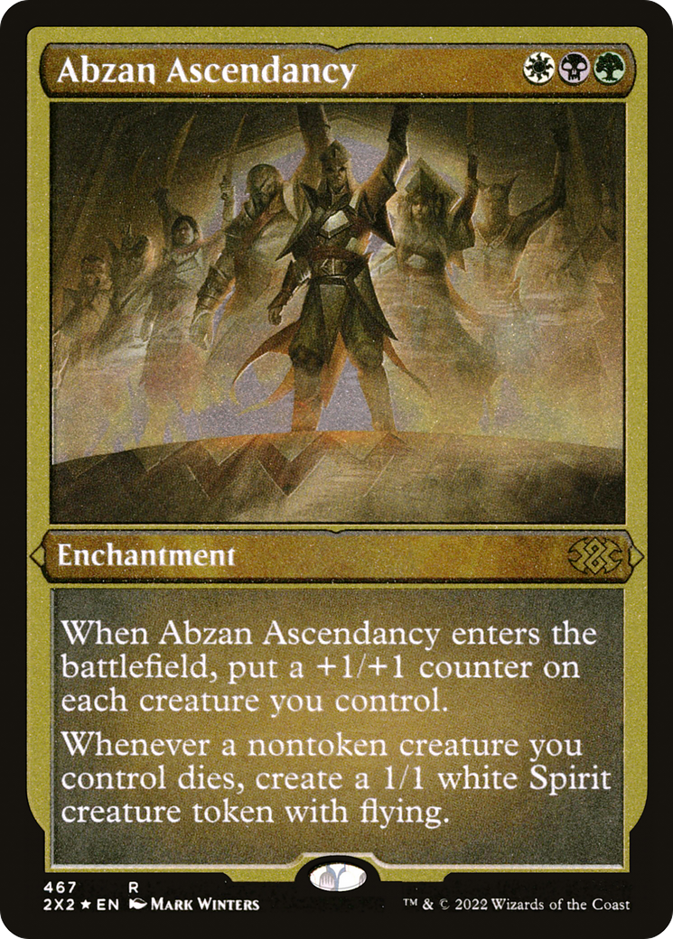 Abzan Ascendancy (Foil Etched) [Double Masters 2022]-1