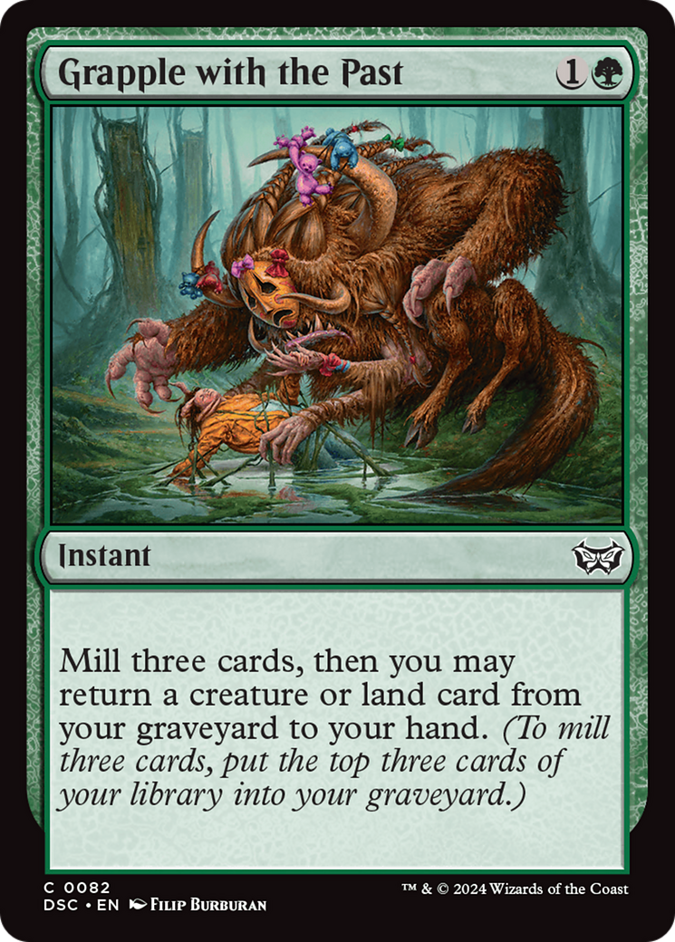Grapple with the Past [Duskmourn: House of Horror Commander]-1