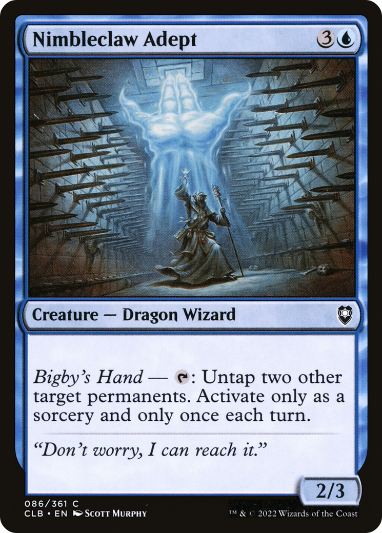 Nimbleclaw Adept [Commander Legends: Battle for Baldur's Gate]-1